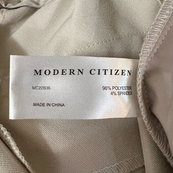 Modern Citizen Tan Trouser Pants Cropped Size XL - Picture 7 of 7